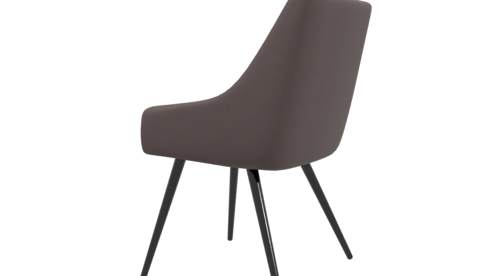 Contemporary Fabric Accent Chair 3D Model - Professional 3D Model Render 3