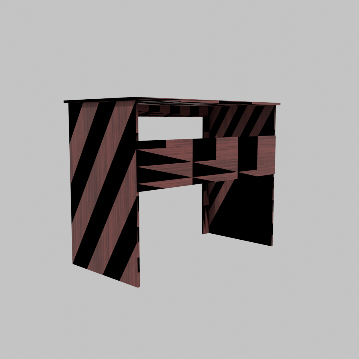 Escritorio Básico Chocolate