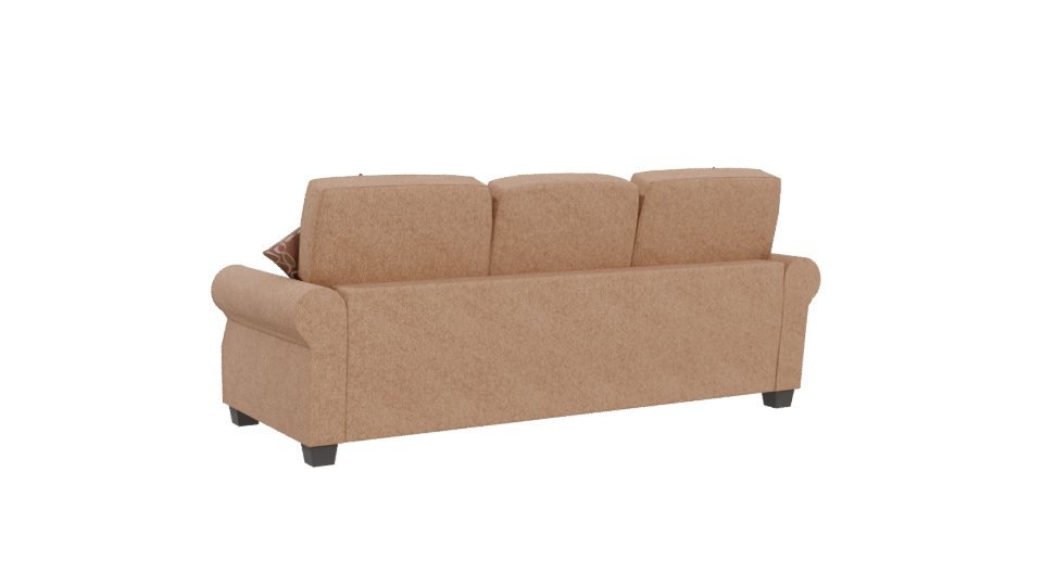Florida Sofa 3C Cafe Claro Model - Professional 3D Model Render 4