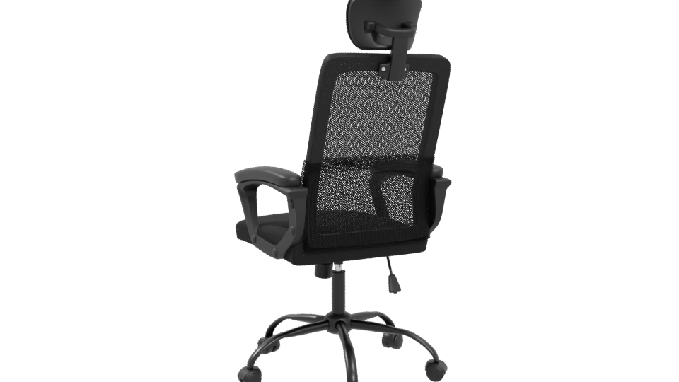 Ergonomic Office Chair Model 3D - Professional 3D Model Render 4