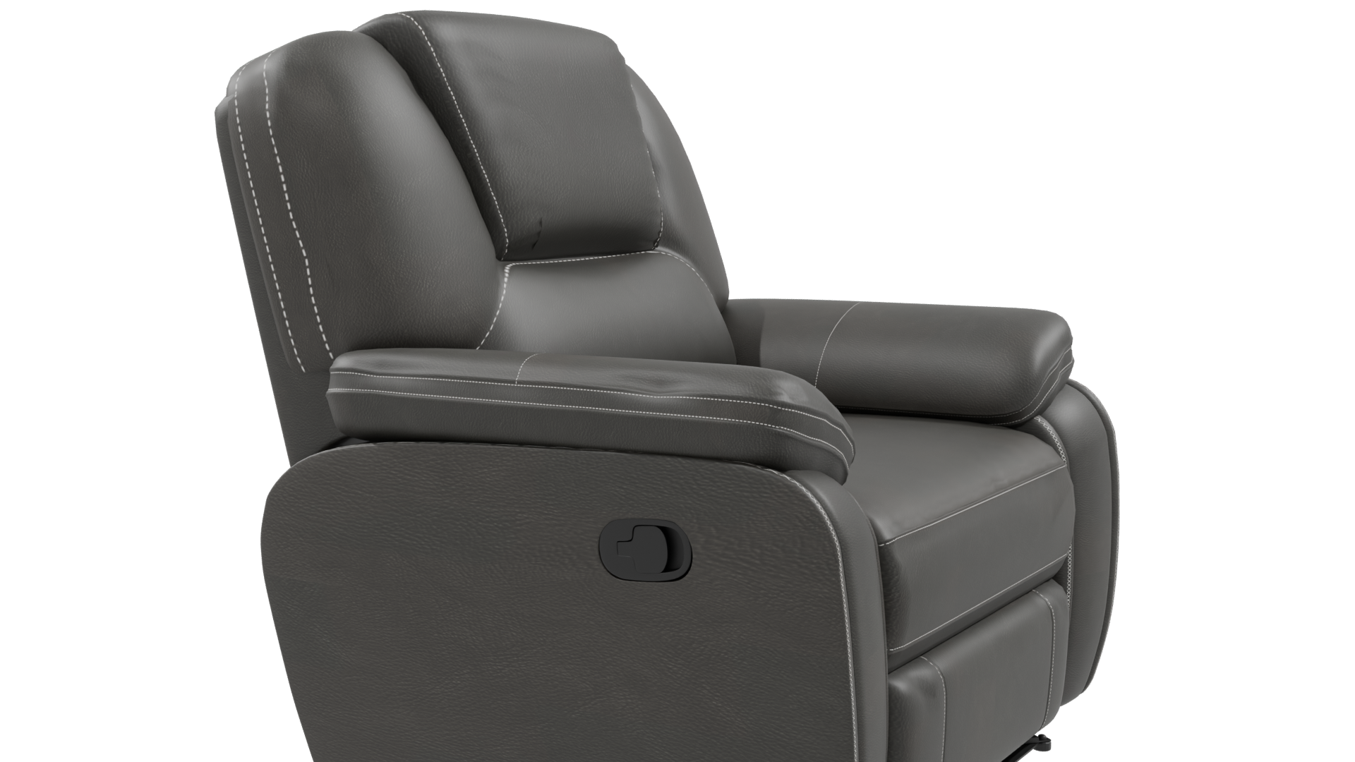 Stylish Reclining Chair 3D Model - Professional 3D Model Render 9