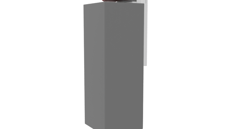 Sleek Modern Refrigerator 3D Model - Professional 3D Model Render 7