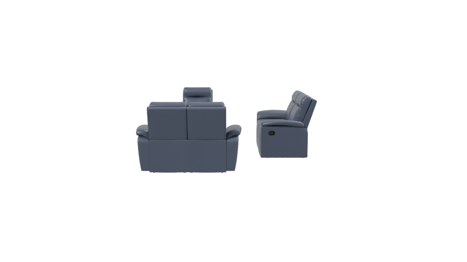 SALA 321 Reclining Sofa Set 3D - Professional 3D Model Render 2