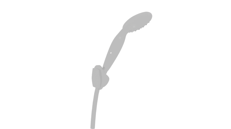 Sleek Modern Showerhead 3D Model - Professional 3D Model Render 7