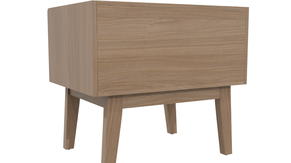 Buró Budapest Nogal 3D Model - Professional 3D Model Render 4