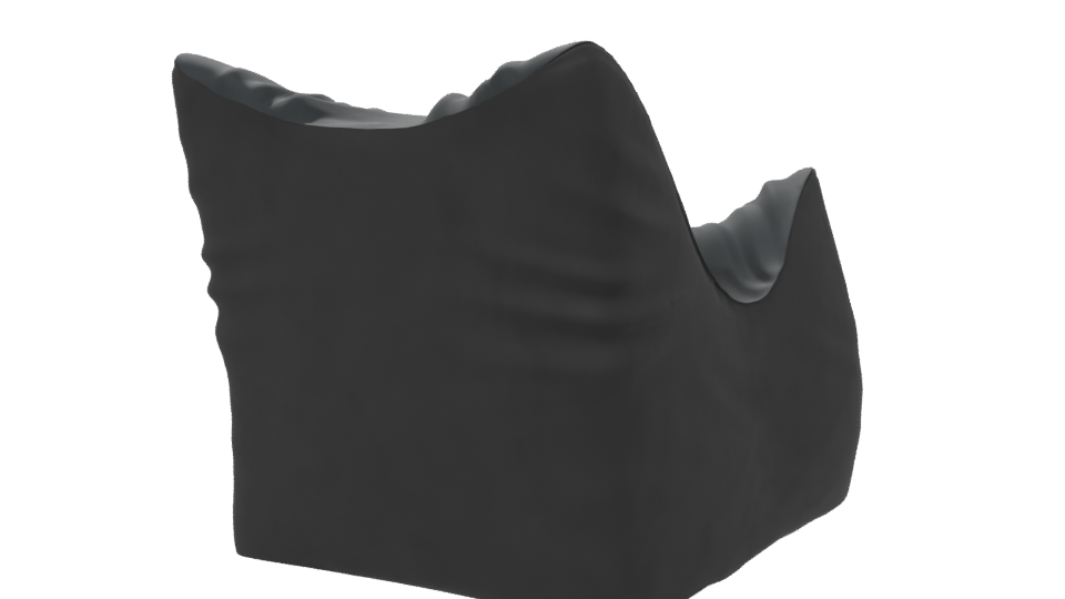 Stylish Bean Bag Chair 3D - Professional 3D Model Render 6