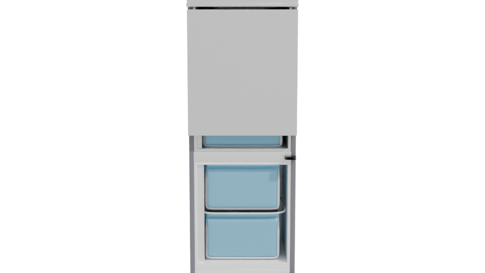 Sleek Refrigerator 3D Model - Professional 3D Model Render 11