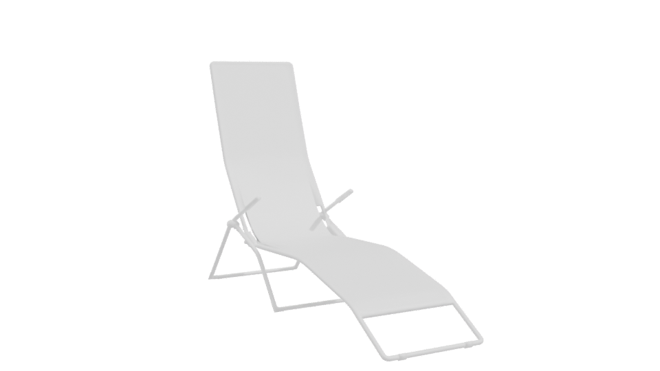 Stylish Outdoor Lounge Chair 3D - Professional 3D Model Render 10