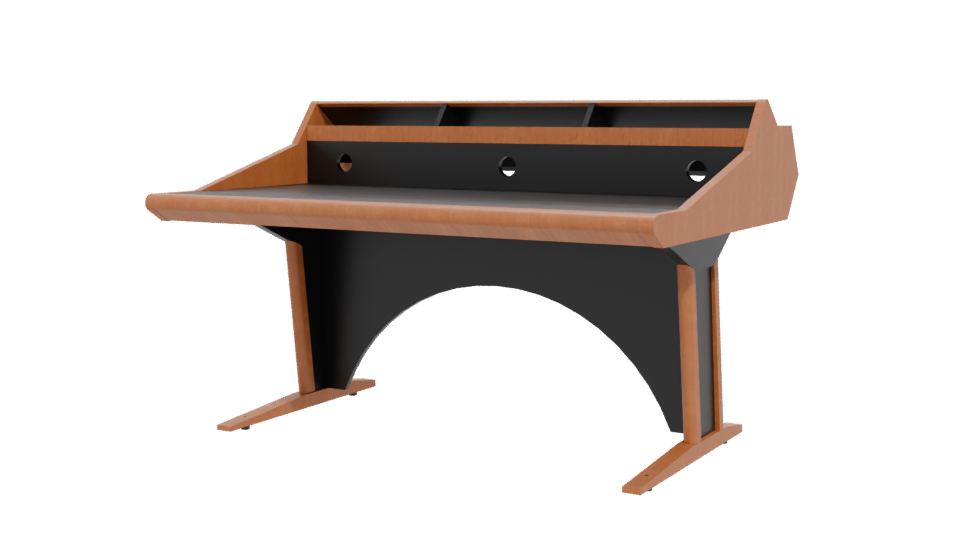 Stylish Office Desk 3D Model - Professional 3D Model Render 12
