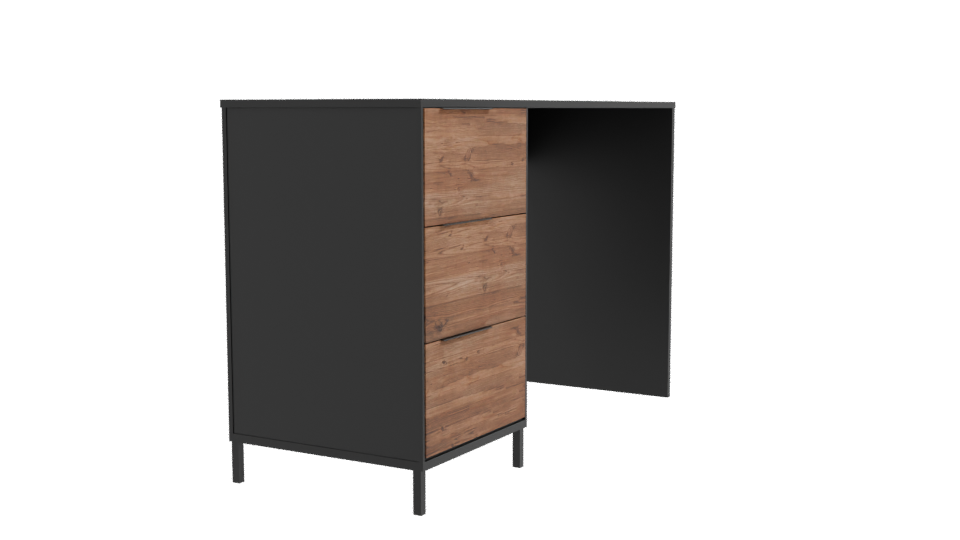 Stylish Modern Desk 3D Model - Professional 3D Model Render 9