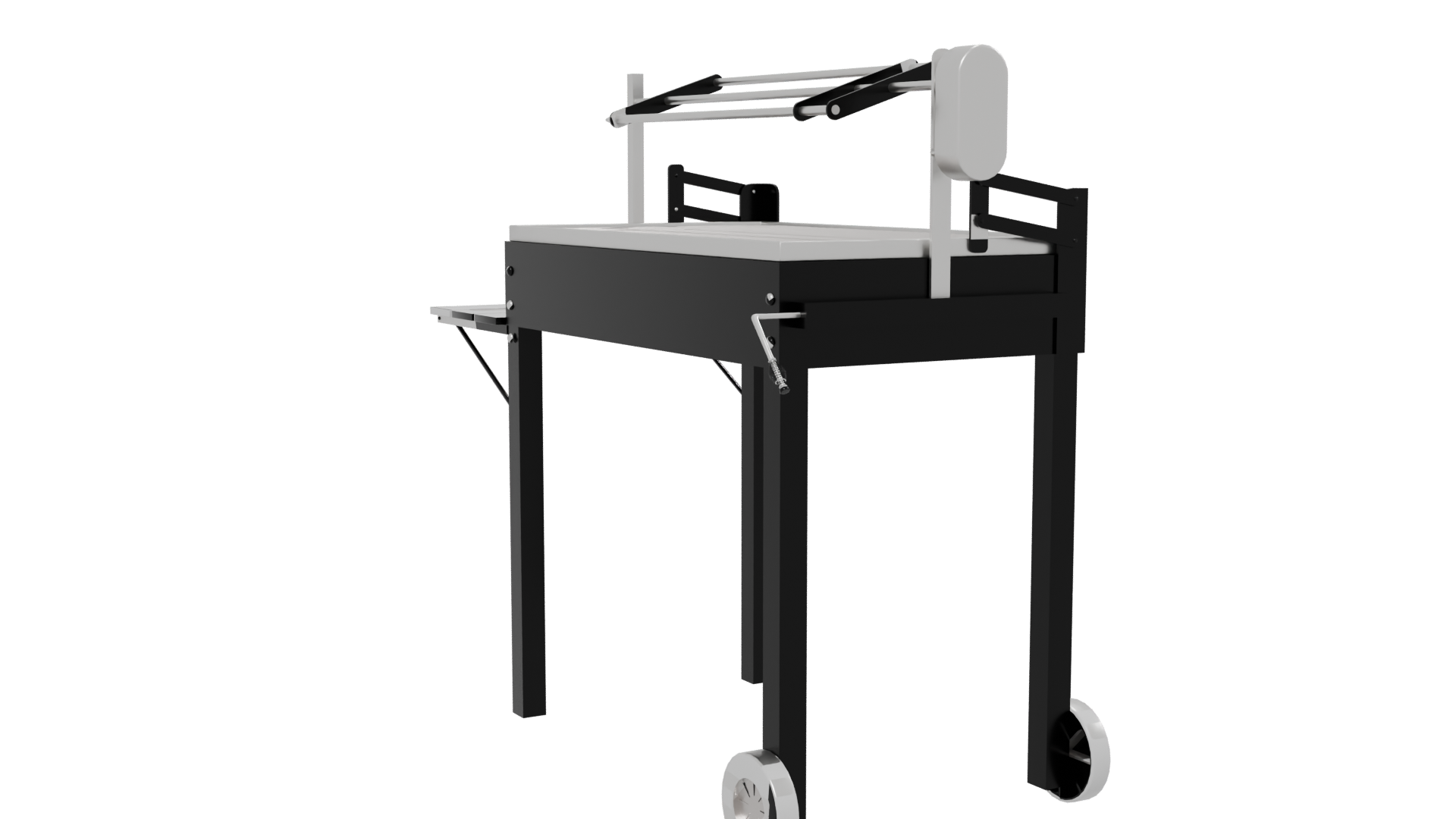 High-Quality Outdoor Grill 3D Model - Professional 3D Model Render 13