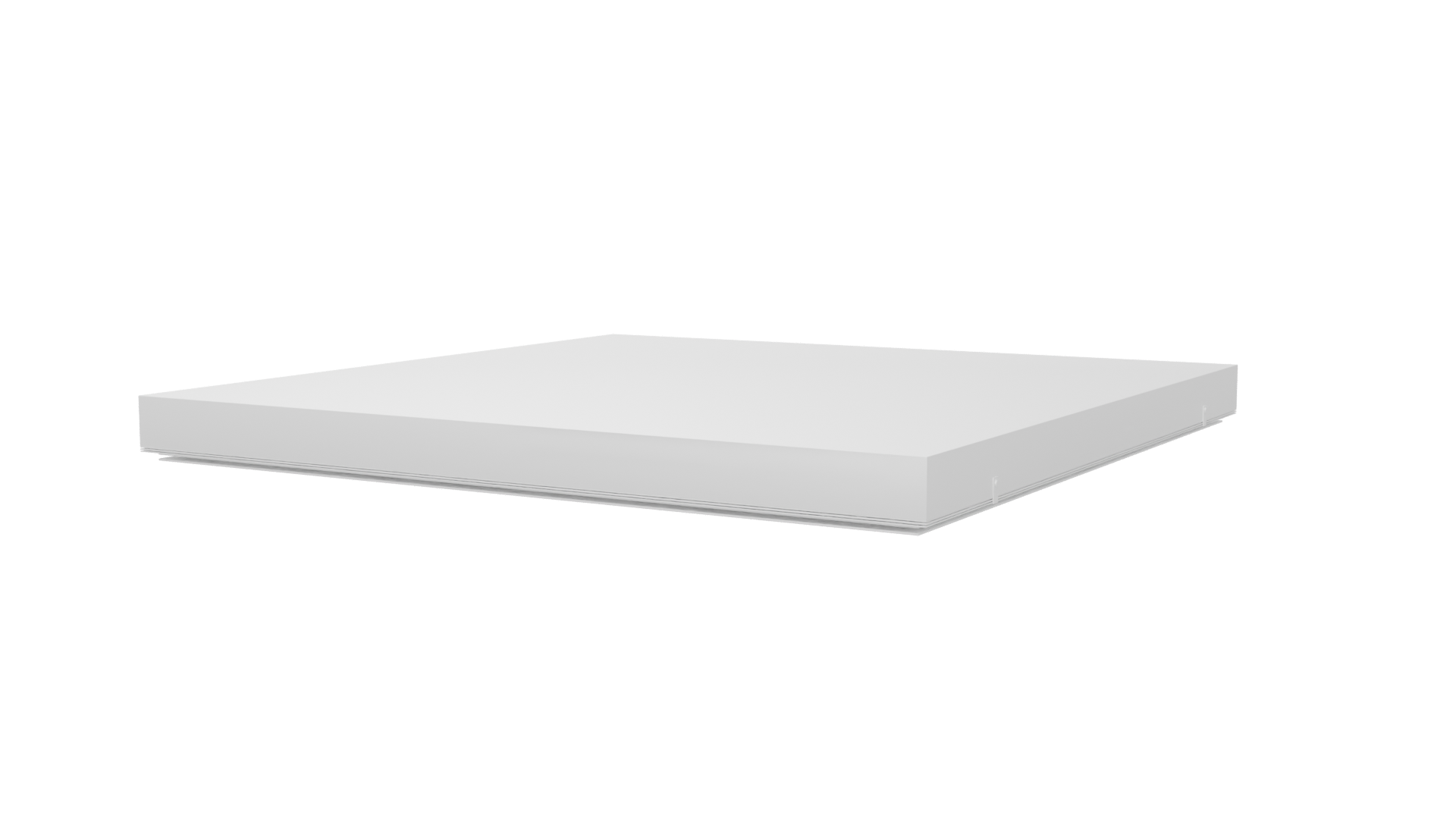 Minimalist Flat Surface 3D Model - Professional 3D Model Render 6