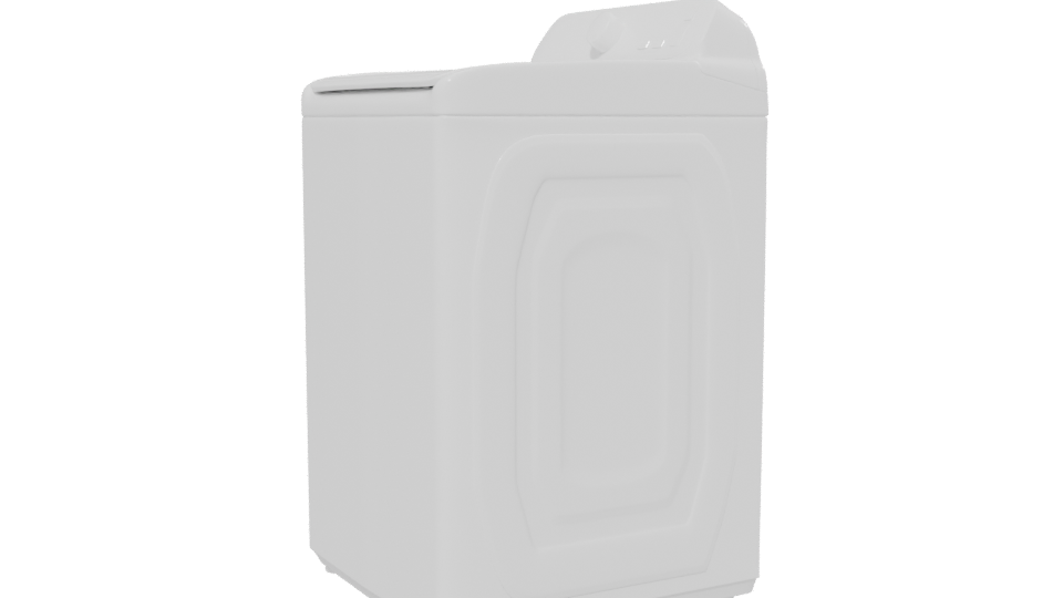 Top-Loading Washing Machine 3D Model - Professional 3D Model Render 13