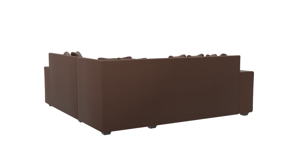 Stylish L-Shaped Sofa 3D Model - Professional 3D Model Render 7