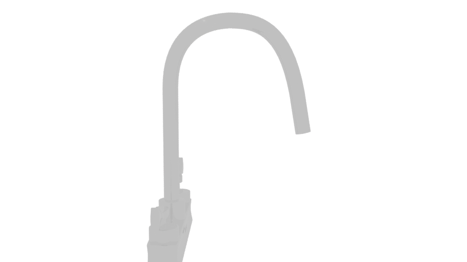 Stylish Kitchen Faucet Model - Professional 3D Model Render 8