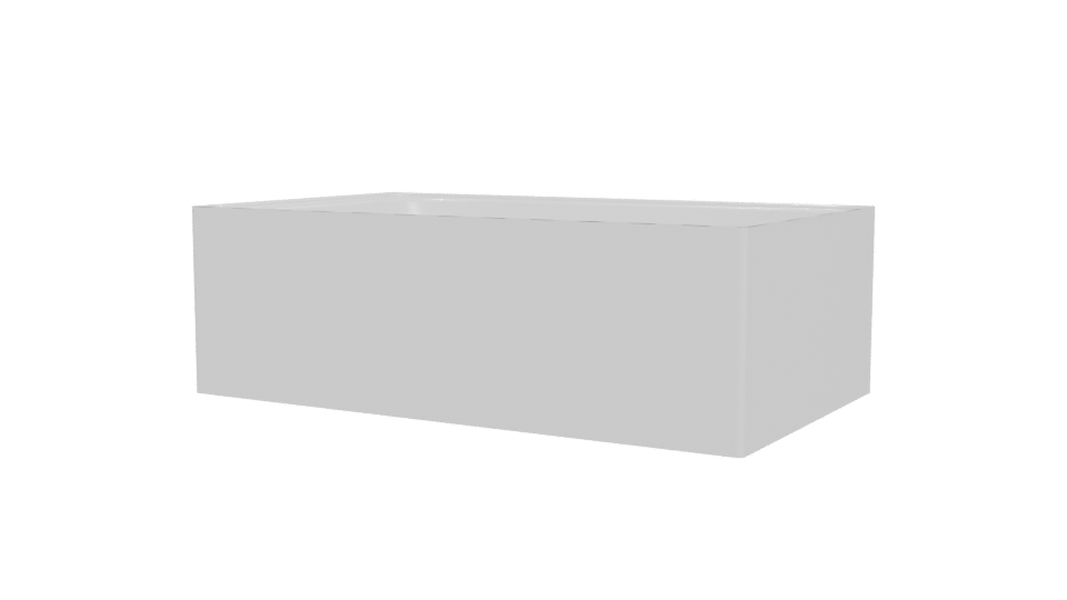 Elegant Modern Bathtub 3D Model - Professional 3D Model Render 12