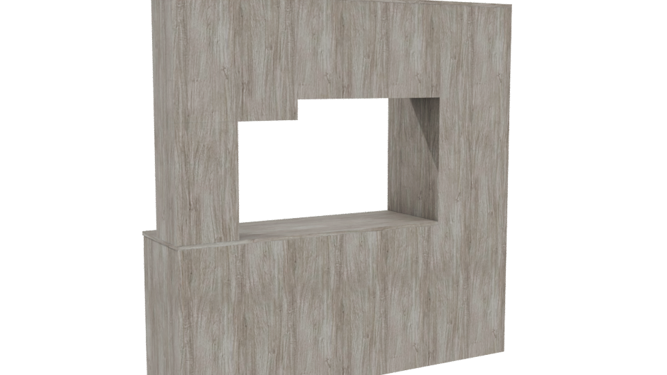 Stylish Modern Cabinet 3D Model - Professional 3D Model Render 4