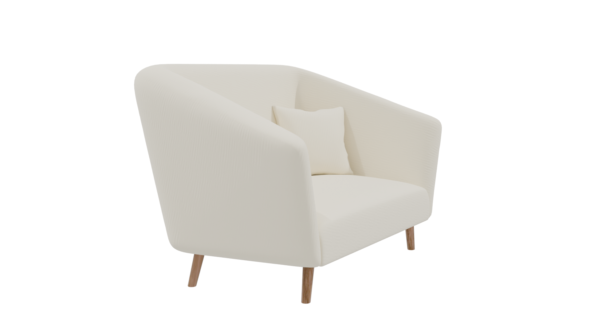 Modern Sofa with Cushions 3D - Professional 3D Model Render 9