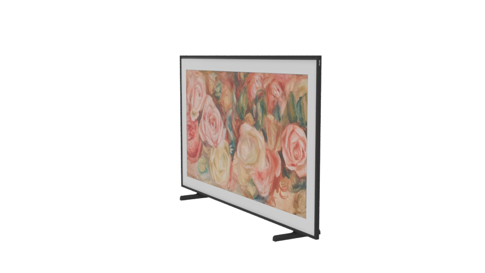 Samsung QLED 55-Inch TV Model - Professional 3D Model Render 13