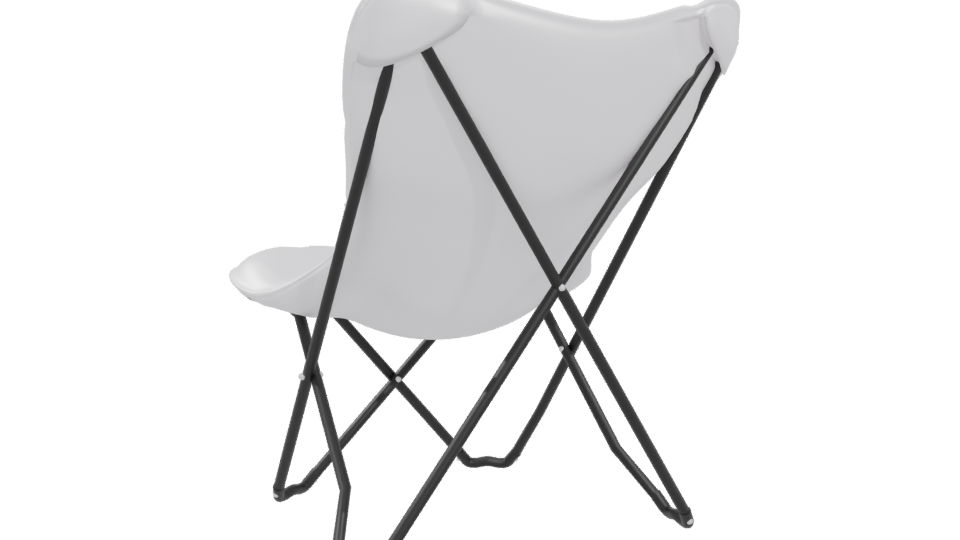 1169201 Butterfly Chair 3D Model - Professional 3D Model Render 4
