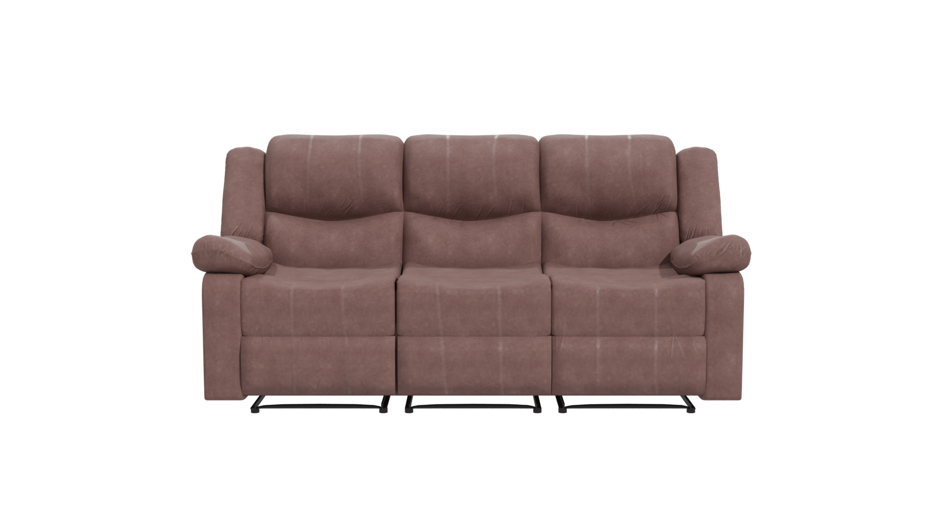 Contemporary Reclining Sofa Model - Professional 3D Model Render 11