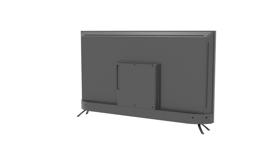 Sleek Modern Television Model - Professional 3D Model Render 6