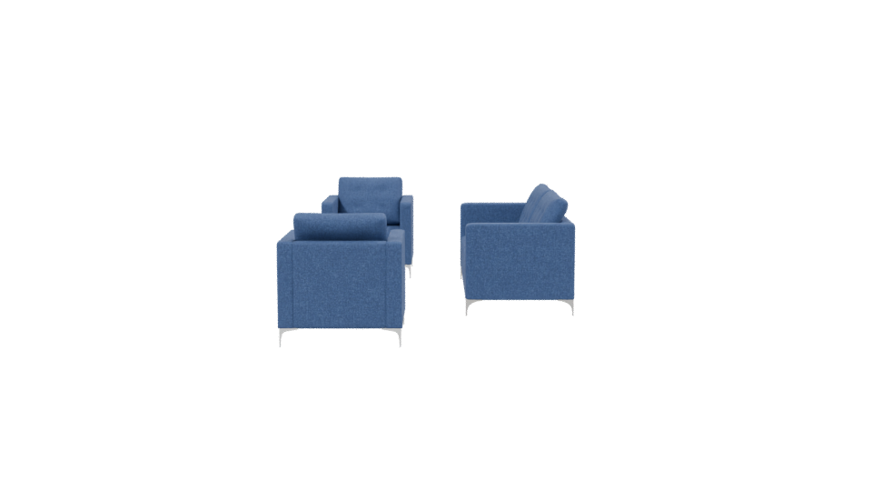 Stylish Sofa Set 3D Model - Professional 3D Model Render 2