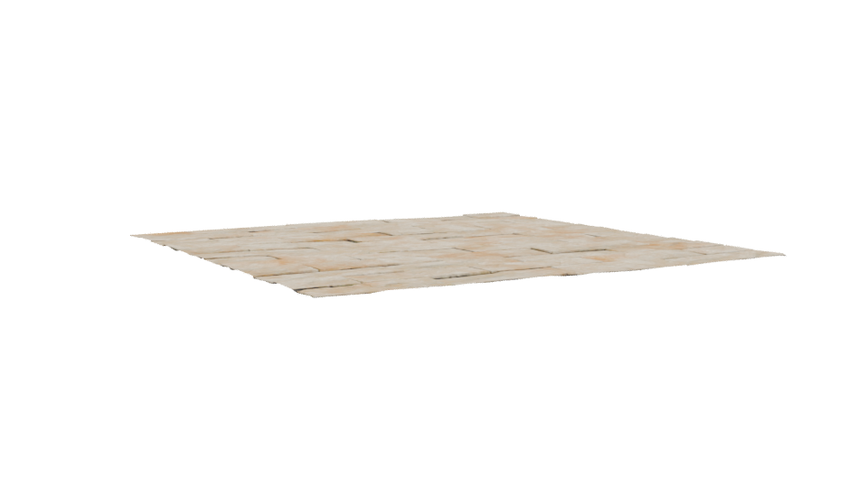 Stylized Stone Paving Surface - Professional 3D Model Render 4