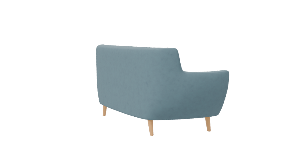 Stylish Mid-Century Sofa Model - Professional 3D Model Render 7