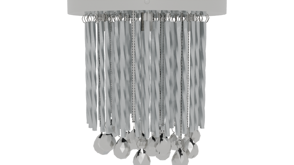 Stylish Modern Chandelier 3D - Professional 3D Model Render 5