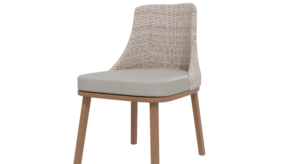 Contemporary Lounge Chair Model - Professional 3D Model Render 12