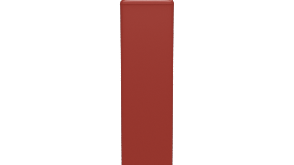 Stylish Vintage Refrigerator Model - Professional 3D Model Render 5