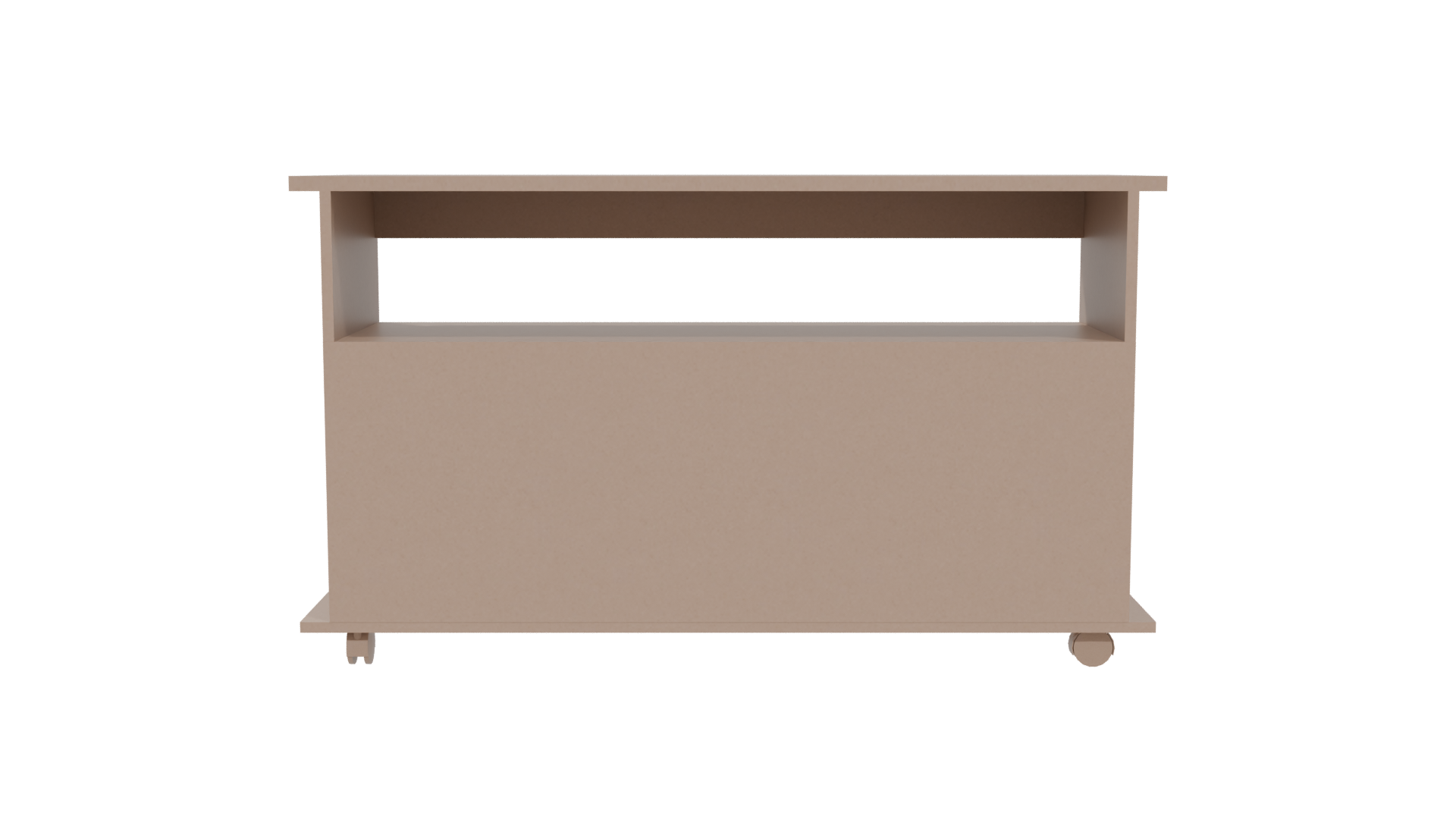 Modern Wooden Console Table 3D - Professional 3D Model Render 5