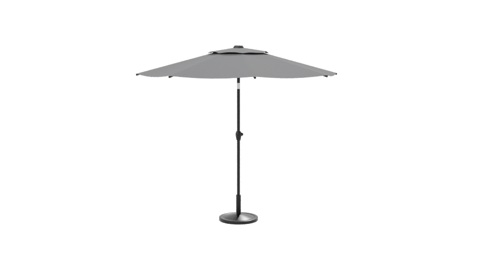 Stylish Outdoor Patio Umbrella 3D - Professional 3D Model Render 7