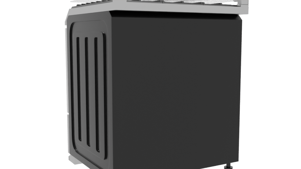 Sleek Modern Gas Range 3D - Professional 3D Model Render 4