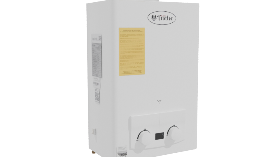 Calefont Gas Water Heater 3D - Professional 3D Model Render 10