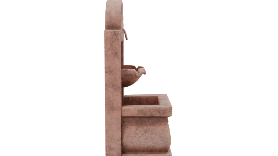 Ornate Water Fountain 3D Model - Professional 3D Model Render 8