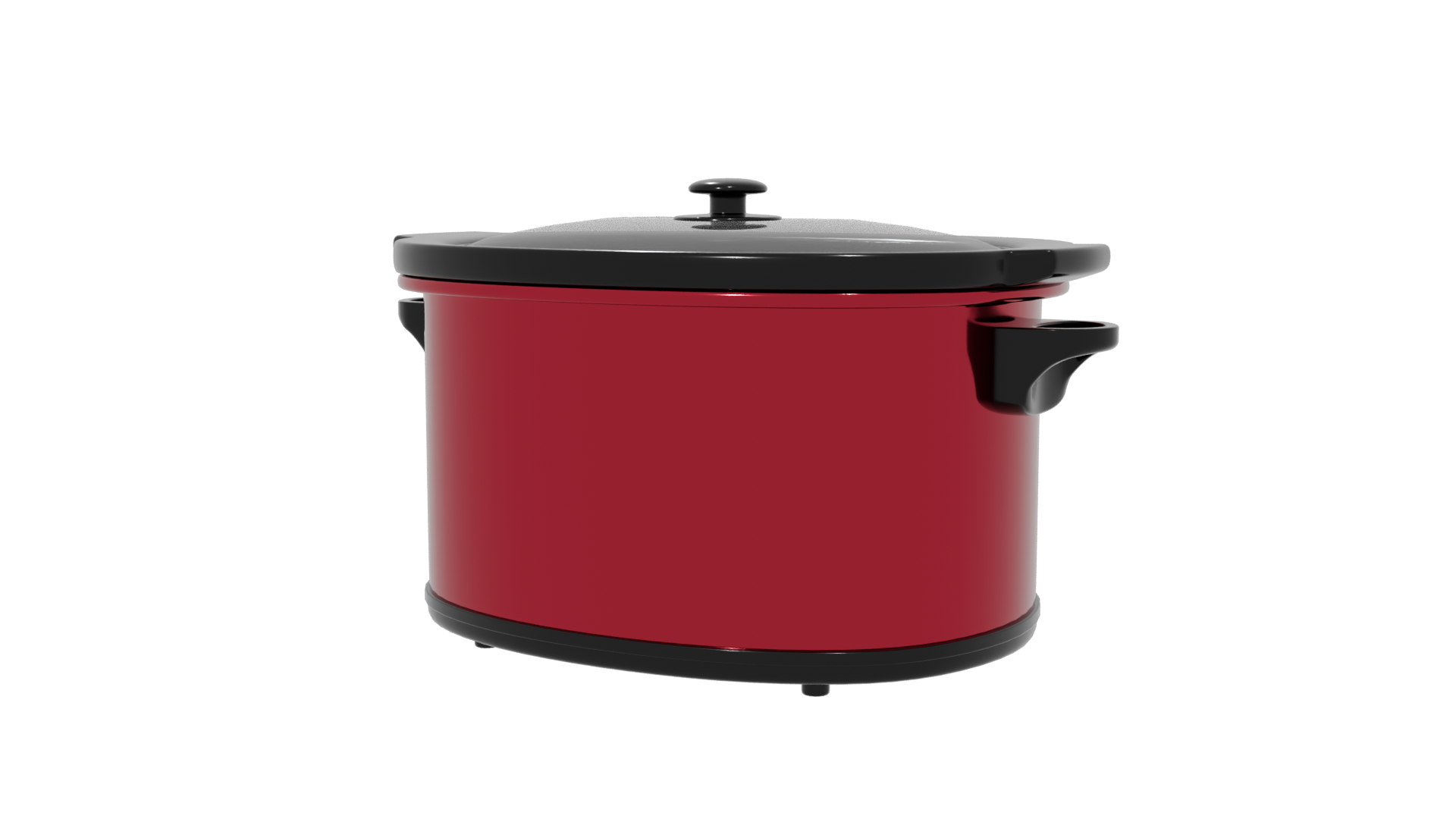 Stylish Slow Cooker Model 3D - Professional 3D Model Render 6