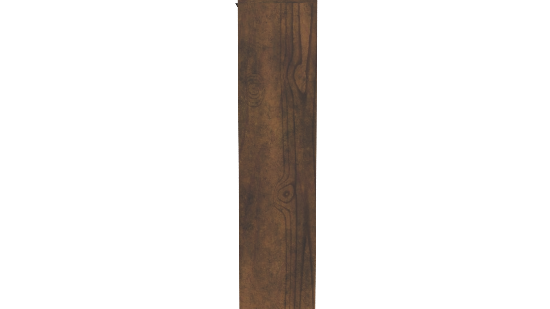 Stylish Wooden Storage Cabinet 3D - Professional 3D Model Render 2