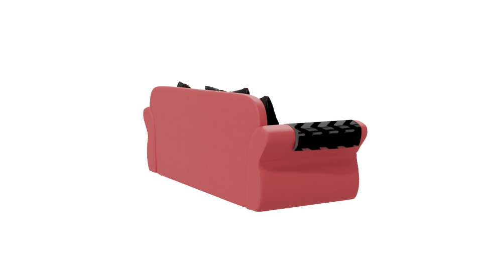 Stylish Vintage Sofa Model 3D - Professional 3D Model Render 7