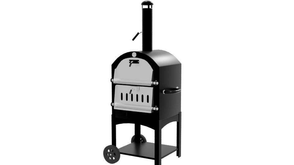 Charcoal Grill 3D Model - Professional 3D Model Render 12