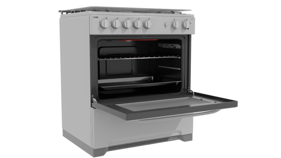 Modern Kitchen Oven Stove 3D - Professional 3D Model Render 10