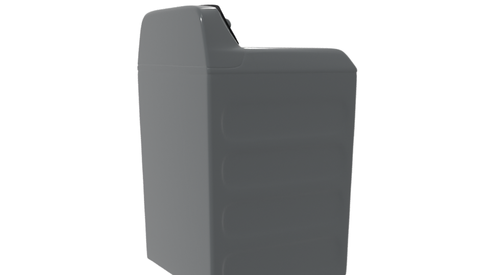 Sleek Top-Loading Washing Machine 3D Model - Professional 3D Model Render 7