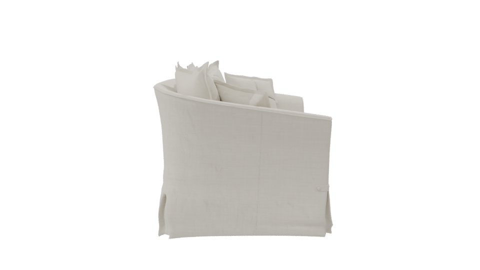 Elegant Fabric Sofa 3D Model - Professional 3D Model Render 8