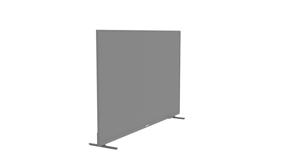 Sleek Modern TV Display 3D - Professional 3D Model Render 9