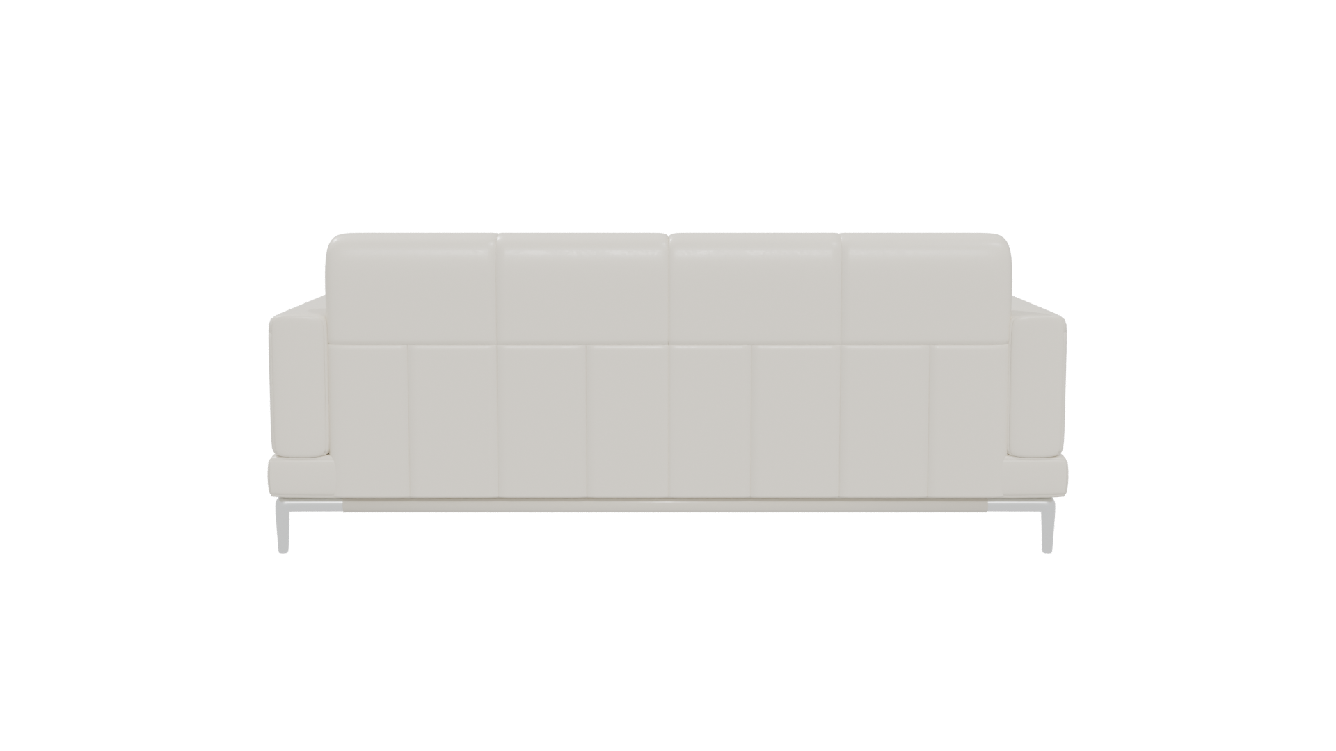 Contemporary White Sofa Model - Professional 3D Model Render 17