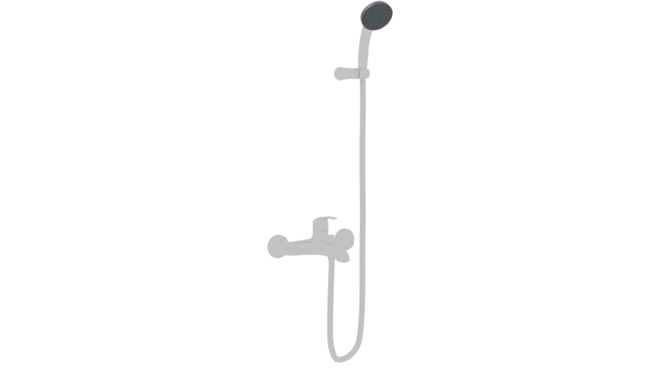 Sleek Modern Shower Head 3D Model - Professional 3D Model Render 10