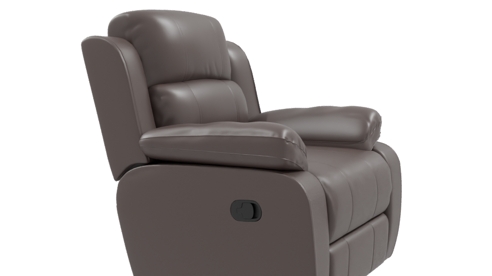 Contemporary Recliner Sofa Model - Professional 3D Model Render 9