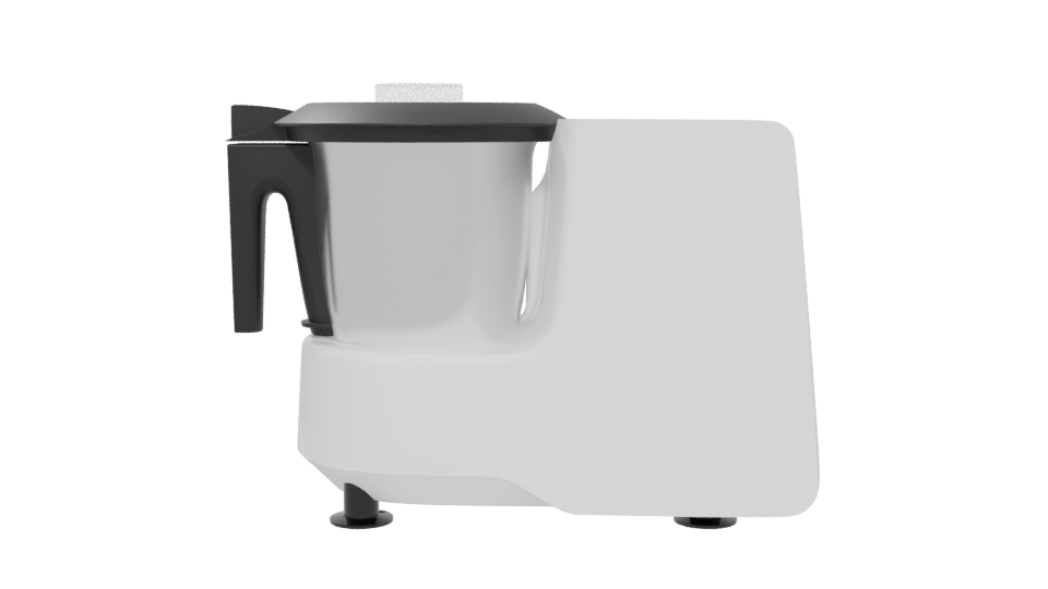 Modern Kitchen Food Processor 3D Model - Professional 3D Model Render 5