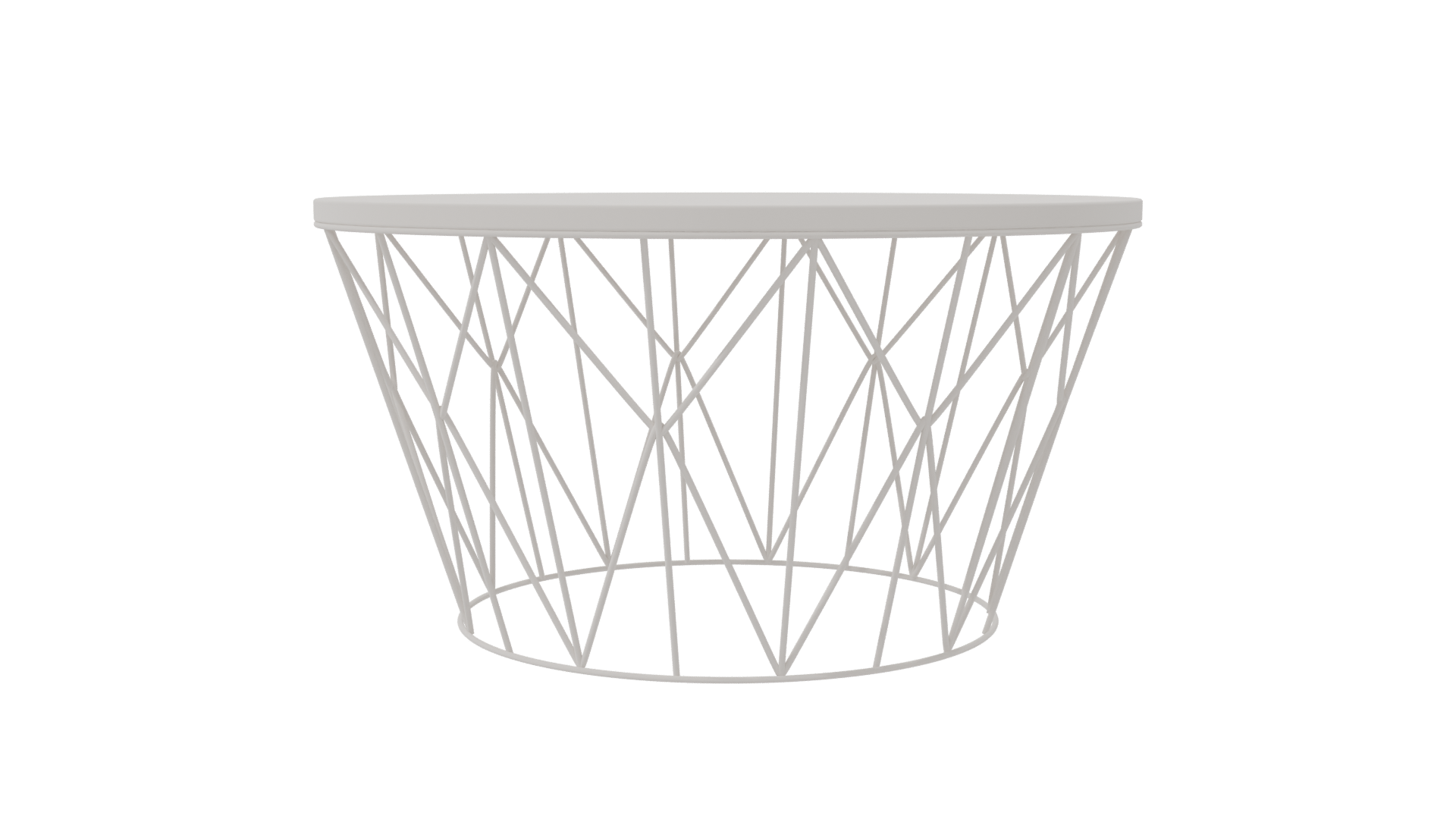 Stylish Round Coffee Table 3D - Professional 3D Model Render 3